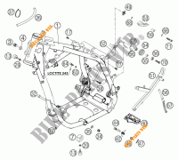 CADRE pour KTM 660 RALLY FACTORY REPLICA de 2004