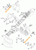 PHARE / FEU ARRIERE pour KTM 660 RALLY FACTORY REPLICA de 2003