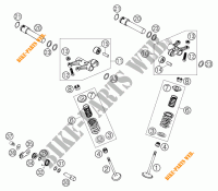 SOUPAPES pour KTM 660 RALLY FACTORY REPLICA de 2003