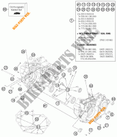 CARTER MOTEUR pour KTM 450 RALLY FACTORY REPLICA de 2013