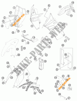 PLASTIQUES pour KTM 450 RALLY FACTORY REPLICA de 2013