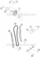 DISTRIBUTION pour KTM 450 RALLY FACTORY REPLICA de 2016