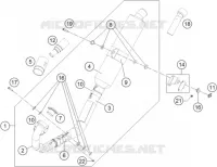 ECHAPPEMENT pour KTM 450 RALLY FACTORY REPLICA de 2016