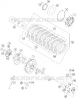 EMBRAYAGE pour KTM 450 RALLY FACTORY REPLICA de 2016
