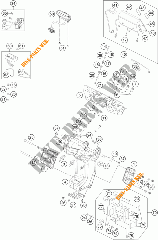 CONTACTEUR A CLE pour KTM 450 RALLY FACTORY REPLICA de 2016
