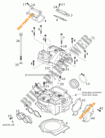 CULASSE pour KTM 540 SXS RACING de 2001