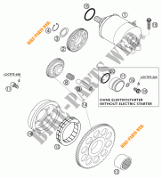 DEMARREUR ELECTRIQUE pour KTM 540 SXS RACING de 2001