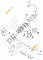 POMPE A HUILE pour KTM 540 SXS RACING de 2001