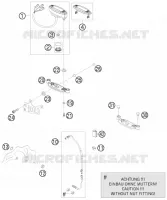 CONTACTEUR A CLE pour KTM 530 EXC-R SIX DAYS de 2008