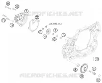 POMPE A EAU pour KTM 530 EXC-R SIX DAYS de 2008