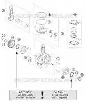 VILEBREQUIN / PISTON pour KTM 530 EXC-R SIX DAYS de 2008