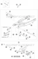 BRAS OSCILLANT  pour KTM 530 EXC de 2009