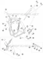 CADRE pour KTM 530 EXC de 2009