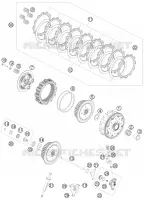 EMBRAYAGE pour KTM 530 EXC de 2009