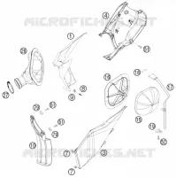 FILTRE A AIR pour KTM 530 EXC de 2009