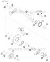 KICK pour KTM 530 EXC de 2009