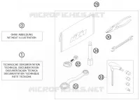 TROUSSE A OUTILS / MANUELS / OPTIONS pour KTM 530 EXC de 2009