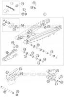 BRAS OSCILLANT  pour KTM 525 EXC-G RACING de 2006