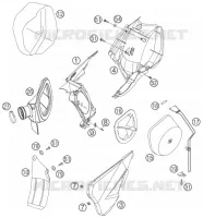 FILTRE A AIR pour KTM 525 EXC-G RACING de 2006