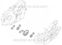 ARBRE D'EQUILIBRAGE pour KTM 525 EXC FACTORY RACING de 2007