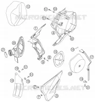 FILTRE A AIR pour KTM 525 EXC FACTORY RACING de 2007