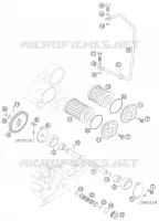POMPE A HUILE pour KTM 525 EXC FACTORY RACING de 2007