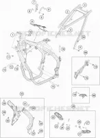 CADRE pour KTM 500 EXC-F de 2018
