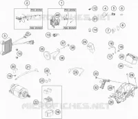 FAISCEAU ELECTRIQUE pour KTM 500 EXC-F de 2018