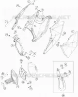 FILTRE A AIR pour KTM 500 EXC-F de 2018