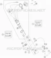 POMPE A ESSENCE pour KTM 500 EXC-F de 2018