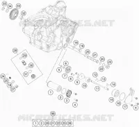 POMPE A HUILE pour KTM 500 EXC-F de 2018