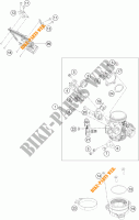 BOITIER PAPILLON INJECTION pour KTM RC 390 WHITE ABS de 2015
