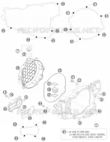 CARTER EMBRAYAGE pour KTM 300 EXC FACTORY EDITION de 2011