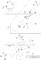ECHAPPEMENT pour KTM 300 EXC FACTORY EDITION de 2011