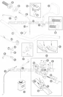 GUIDON / COMMANDES pour KTM 300 EXC FACTORY EDITION de 2011