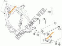 BEQUILLE LATERALE / CENTRALE pour KTM 300 EXC de 2013