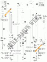FOURCHE (PIECES) pour KTM 300 EXC de 2013