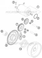 DEMARREUR ELECTRIQUE pour KTM 250 EXC-F SIX DAYS de 2011
