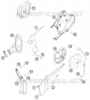 FILTRE A AIR pour KTM 250 EXC-F SIX DAYS de 2011