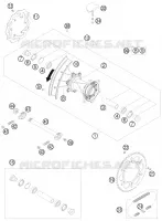 ROUE ARRIERE pour KTM 250 EXC-F SIX DAYS de 2011