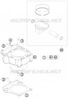 CYLINDRE pour KTM 250 EXC-F SIX DAYS de 2010