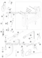 OUTILLAGE SPECIFIQUE (MOTEUR) pour KTM 250 EXC-F SIX DAYS de 2010