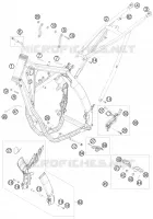 CADRE pour KTM 250 EXC-F de 2010