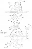 CULASSE pour KTM 250 EXC-F de 2010