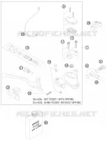 MAITRE CYLINDRE DE FREIN AVANT pour KTM 250 EXC-F de 2010