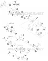 MECANISME DE SELECTION DE VITESSES pour KTM 250 EXC-F de 2010