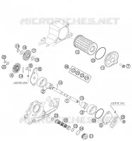 POMPE A HUILE pour KTM 250 EXC-F de 2010
