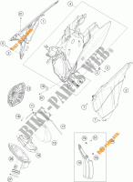 FILTRE A AIR pour KTM 125 EXC FACTORY EDITION de 2015