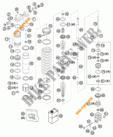 AMORTISSEUR (PIECES) pour KTM 125 EXC SIX-DAYS de 2003