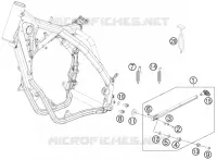 BEQUILLE LATERALE / CENTRALE pour KTM 125 EXC SIX-DAYS de 2013